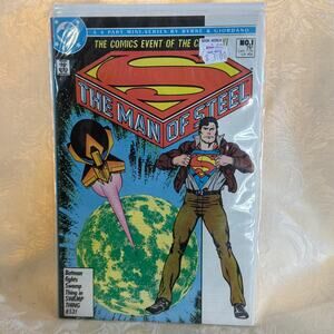 Man of Steel #1 1986 DC Comics John Byrne Superman Origin Key Issue